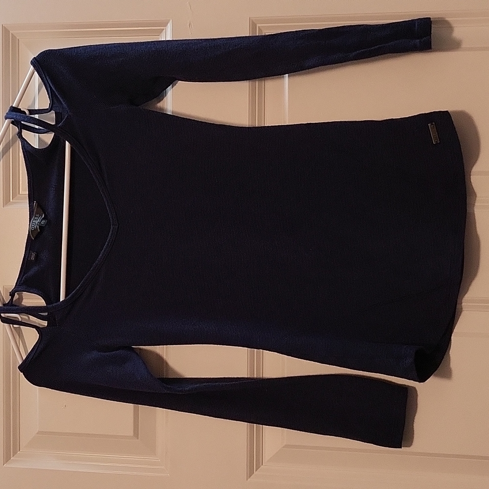 Dark blue guess long sleeve